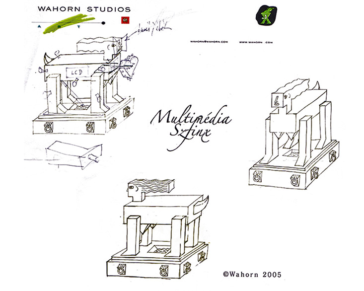 Multimédia Szfinx | Wahorn András tervrajza